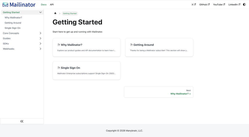 Getting Started Screenshot