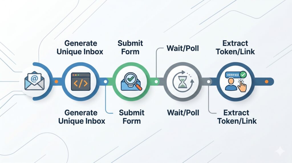 Email testing flow